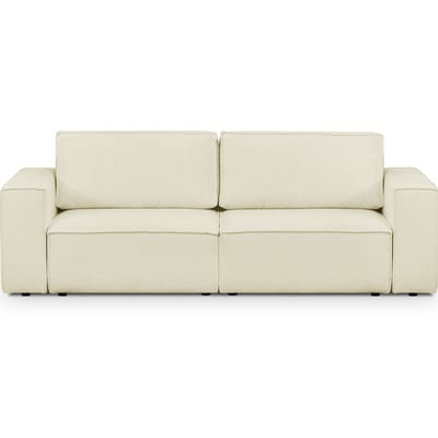 Canapé modulable 3 places en tissu bouclé - Harper Mod HOMIFAB