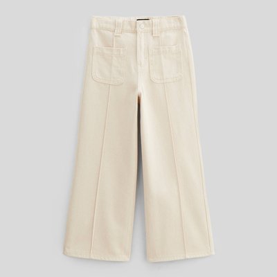Pantalon en coton twill MONOPRIX