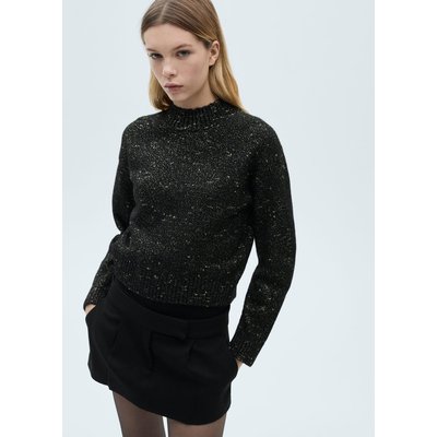 Pull-over Fil textile col montant MANGO