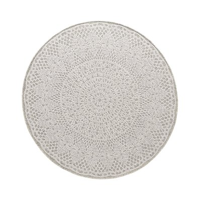 Tapis déco rond CROCHET AFK LIVING