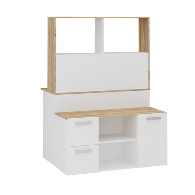 Meuble multifonctions TV et bureau Mainz - L110,5 cm CALICOSY