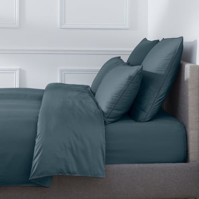 Housse De Couette PURE WHITE SATIN LAVÉ DROUAULT