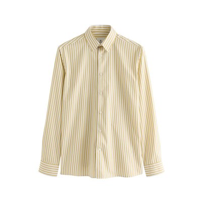 Chemise slim rayée manches longues NEXT