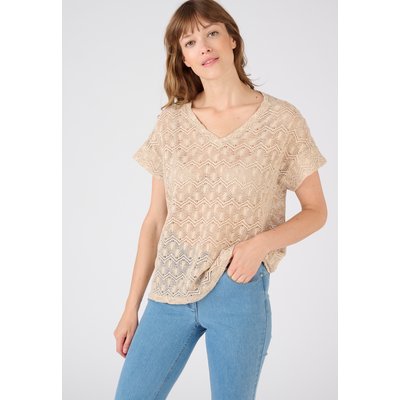 Tee-shirt maille fantaisie effet macramé DAMART
