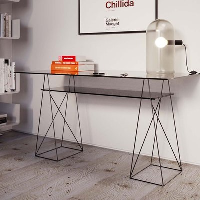 Tréteaux de bureau en acier, Polar KARE DESIGN