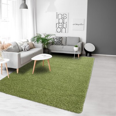Tapis poils longs shaggy tissé motif uni UNI L UN AMOUR DE TAPIS
