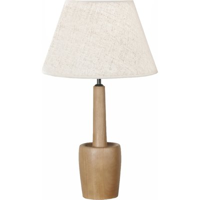 Lampe de table en bois de manguier finition toffee élégante RECOLLECTION