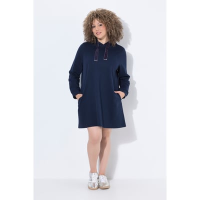Robe en molleton à capuche, coupe évasée ULLA POPKEN