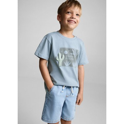 T-shirt coton motif en relief MANGO BABY