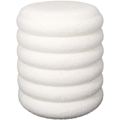 Pouf 2 en 1 en tissu bouclette Freya CMP