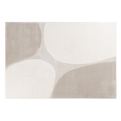 Tapis rectangulaire beige 160 x 230 cm LUMA MILIBOO