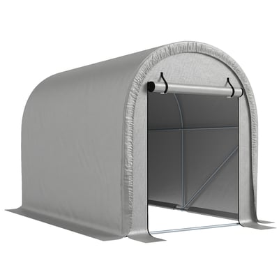 Tente de rangement pour le jardin PE Gris OUTSUNNY