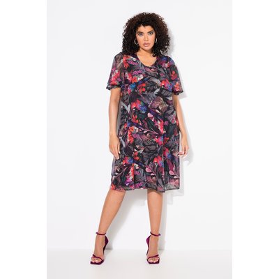 Robe midi motif perroquets ULLA POPKEN