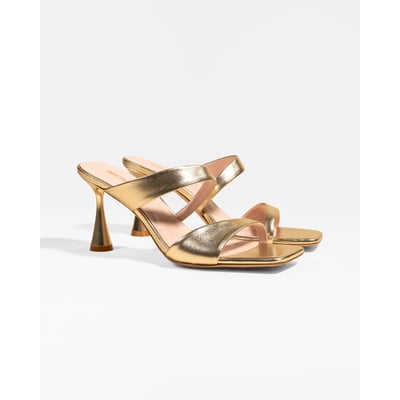 Mules à bout carré et brides asymétriques TARA MI MAI