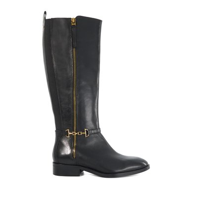 Bottes hauteur genou à boucle emblématique - Wide Fit TAYLYN DUNE LONDON