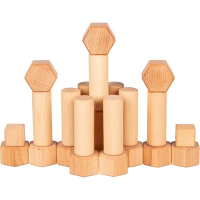 Jeu de construction en bois naturel GOKI