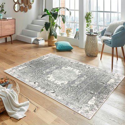 Tapis oriental gris patiné – vintage, 160x230 cm ISTANBUL PIER IMPORT