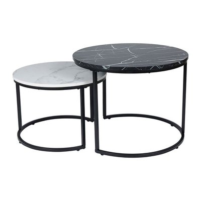 Lot de 2 tables basses gigognes Lima DECORATIE