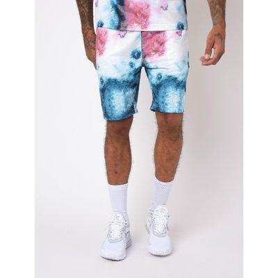 Short tie & dye avec broderie logo basic PROJECT X