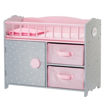 Berceau Poupée Bois POLKA DOTS PRINCESS TEAMSON KIDS
