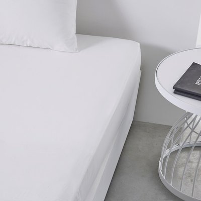 Drap housse 2 personnes uni coton grand bonnet ORGANIC TODAY