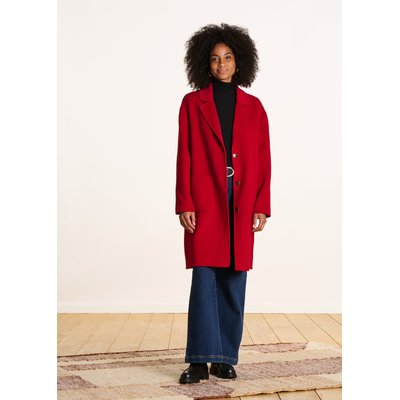 Manteau mi-long en laine LA FEE MARABOUTEE