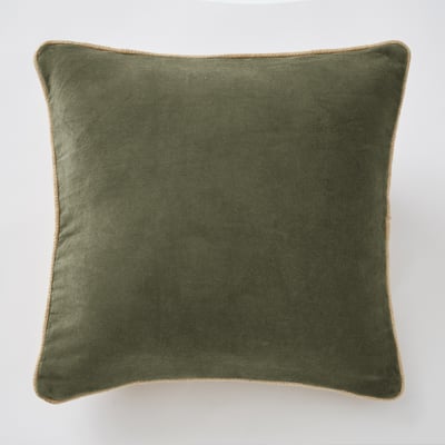 Coussin en velours de coton Cesar EDEN