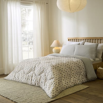 10.5 Tog Coverless Duvet And Pillowcase Set Christmas Trees NIGHT LARK