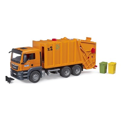 MAN TGS benne à ordures orange BRUDER