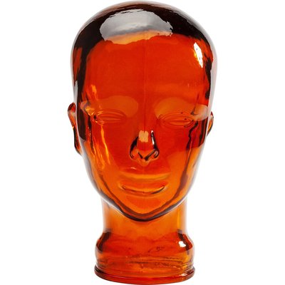 Déco tête transparente orange KARE DESIGN