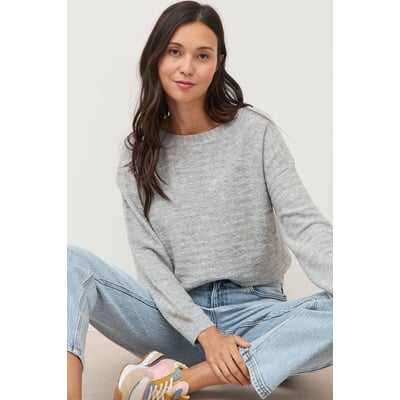 Pull manches longues col bateau BONOBO