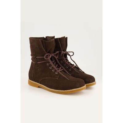 Bottines en cuir suédé , pied large ULLA POPKEN