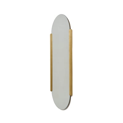 Miroir mural en sapin massif marron 150 cm - DENA AUTRE TON