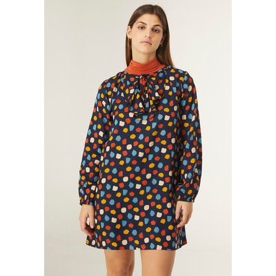 Vestido con estampado de lunares multicolor COMPANIA FANTASTICA