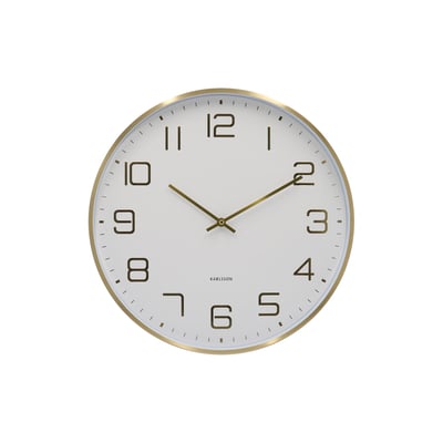 Horloge Murale Aluminium ELEGANCE GLOW KARLSSON