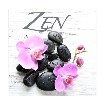 Lot de 20 serviettes papier zen galet DOUCEUR D'INTÉRIEUR