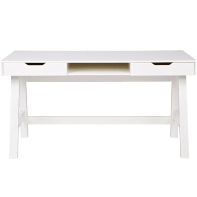 Bureau en pin brossé avec tiroirs - NIKKI WOOOD