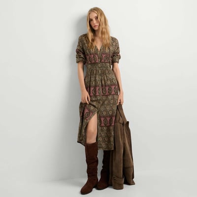 Robe Midi À Imprimé Ornemental PEPE JEANS
