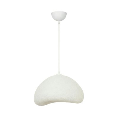 Suspension chambre blanche design organique 30 cm NOXIS PIER IMPORT