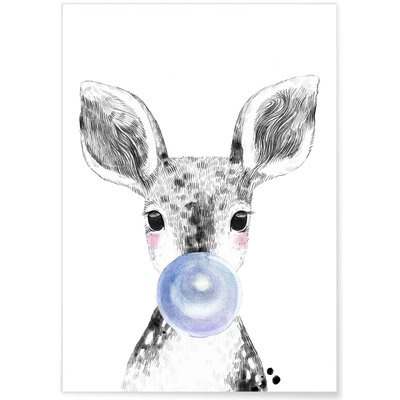 Affiche Bulle de Biche Bleue L'AFFICHERIE