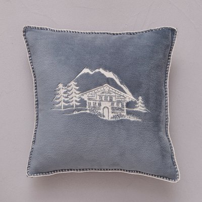 Housse de coussin polaire CHALETS D'ALPAGE SYLVIE THIRIEZ
