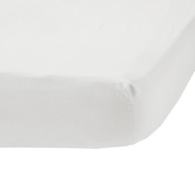 Drap housse coton lin - VALENTINE CAMIF
