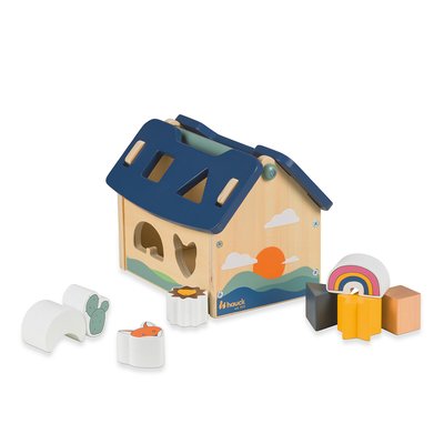 Sort N Build Wooden Sorting Playset HAUCK