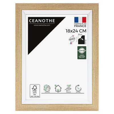 Cadre Photo 18x24 Cm Résine Recyclée ACTUAL CEANOTHE