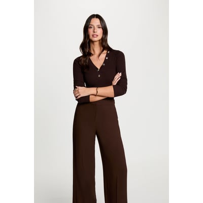 Pull col v fantaisie MORGAN