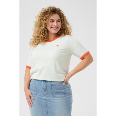 T-shirt à manches courtes KAFFE CURVE