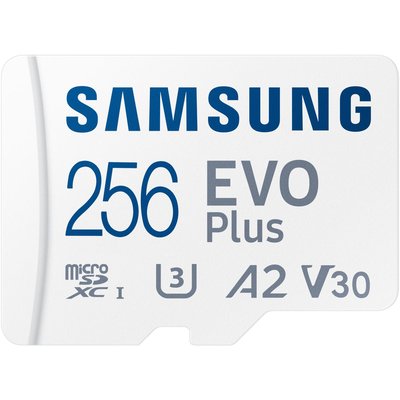 Carte Micro SD 256Go Evo plus avec adaptateur SAMSUNG
