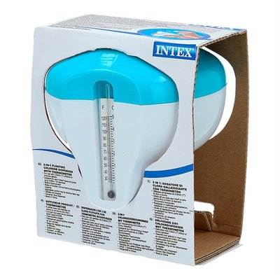 Doseur de chlore flottant avec thermomètre INTEX