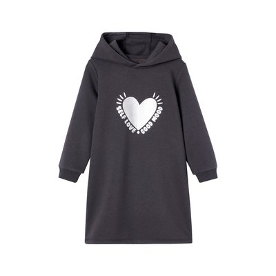 Robe molleton à capuche détails fantaisie VERTBAUDET