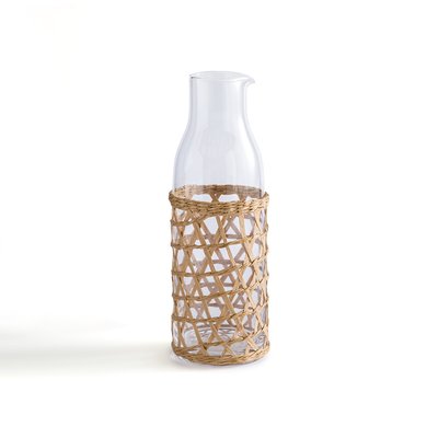 Carafe à eau en verre et tressage Qualimna LA REDOUTE INTERIEURS